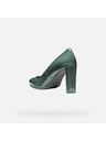 Geox Svetlozelené dámske lodičky Geox Walk Pleasure 90