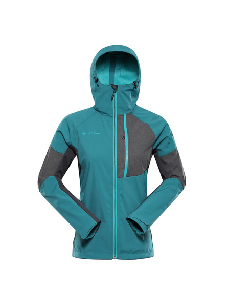 ALPINE PRO Dámska softshellová bunda s úpravou dwr ALPINE PRO ESPRITA 2 bayou