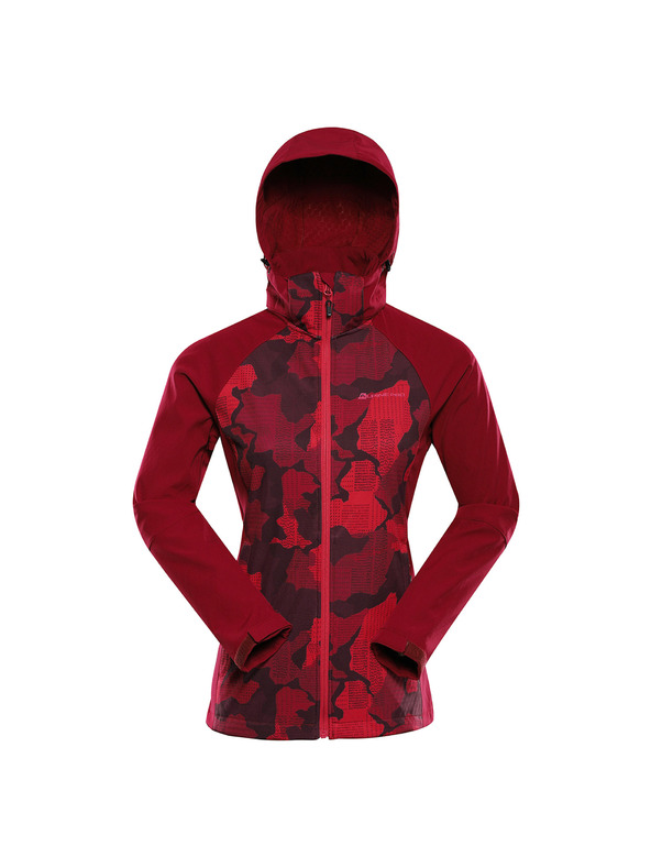 ALPINE PRO Dámska softshellová bunda s úpravou dwr ALPINE PRO HOORA anemone varianta pa
