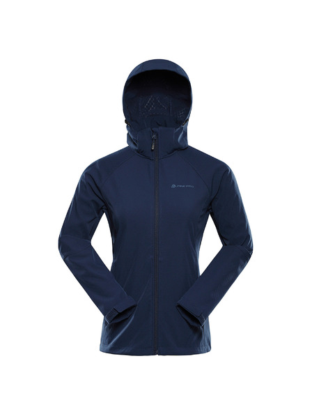 ALPINE PRO Dámska softshellová bunda s úpravou dwr ALPINE PRO HOORA moonlit ocean