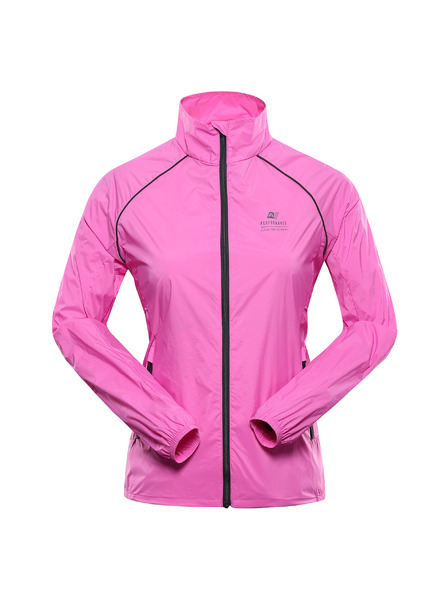 ALPINE PRO Dámska ultľahká bunda s úpravou dwr ALPINE PRO SPINA 2 neon pink