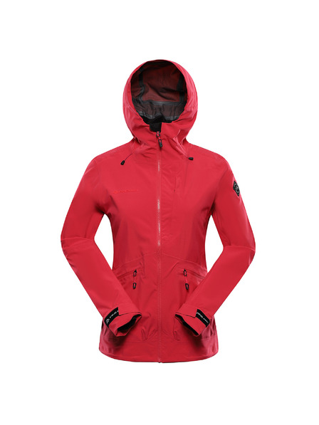 ALPINE PRO Dámska nepremokavá bunda s ptx membránou ALPINE PRO ZARRA raspberry