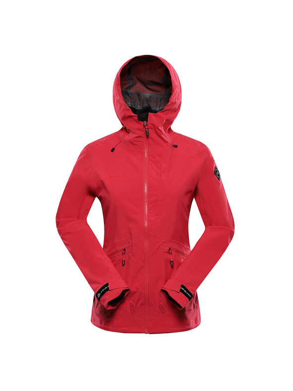 ALPINE PRO Dámska nepremokavá bunda s ptx membránou ALPINE PRO ZARRA raspberry
