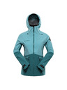 ALPINE PRO Dámska nepremokavá bunda s ptx membránou ALPINE PRO ZARRA aqua sea