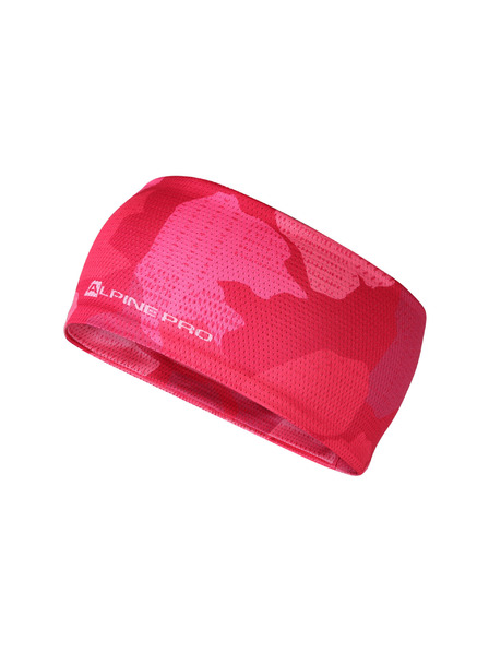 ALPINE PRO Športová rýchloschnúca čelenka ALPINE PRO MUSA 2 neon knockout pink varianta pa