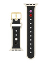 Anne Klein Silikónový čierno-krémový remienok Anne Klein pre Apple Watch 38/40/41