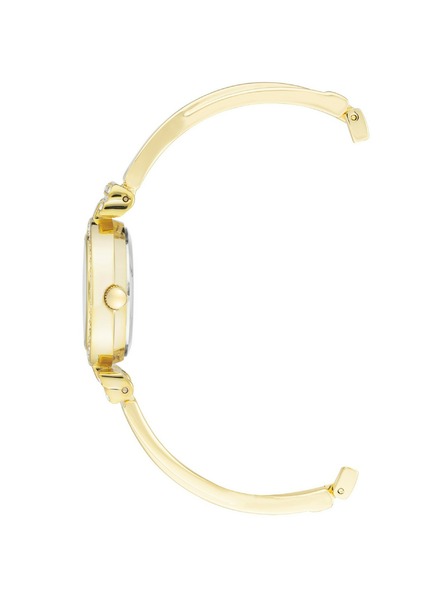 Anne Klein Zlatá dámska súprava hodiniek a šperkov Anne Klein