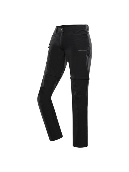 ALPINE PRO Dámske rýchloschnúce nohavice s cool dry ALPINE PRO NESCA 2 black