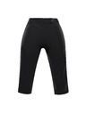ALPINE PRO Dámske softshellové capri nohavice ALPINE PRO WEDERA 2 black