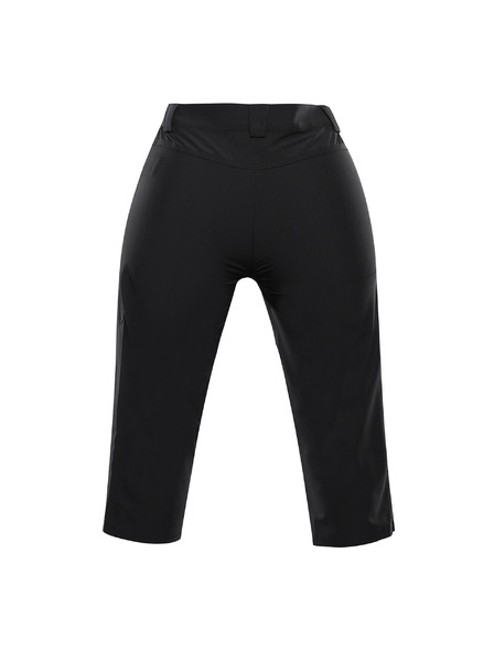 ALPINE PRO Dámske softshellové capri nohavice ALPINE PRO WEDERA 2 black