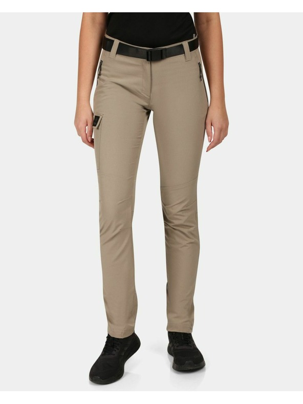 Kilpi Dámske outdoorové nohavice Kilpi BELVELA-W Khaki