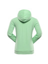 ALPINE PRO Dámska bavlnená mikina ALPINE PRO LOKKA paradise green