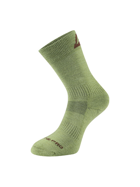 ALPINE PRO Antibakteriálne ponožky z merino vlny ALPINE PRO ERATE turtle green