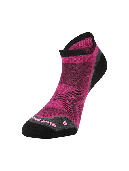 ALPINE PRO Členkové ponožky z merino vlny ALPINE PRO WERDE neon pink