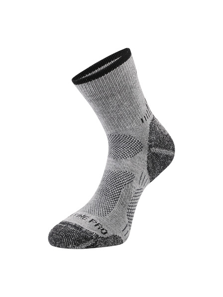 ALPINE PRO Antibakteriálne ponožky ALPINE PRO KEROWE gray