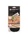ALPINE PRO Antibakteriálne ponožky z merino vlny ALPINE PRO DERERE stone gray