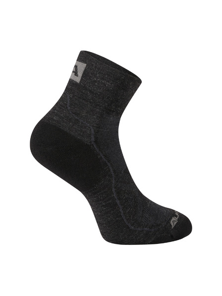 ALPINE PRO Antibakteriálne ponožky z merino vlny ALPINE PRO DERERE black