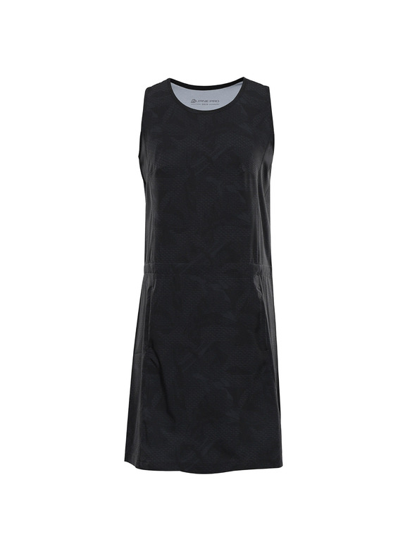ALPINE PRO Dámske rýchloschnúce šaty s cool dry ALPINE PRO COLEENA 2 black varianta pc