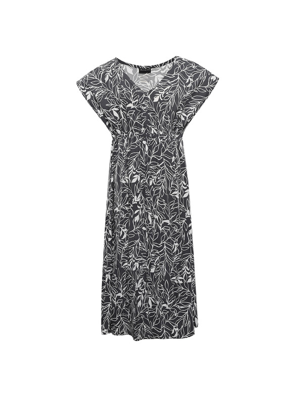 ALPINE PRO Dámske letné šaty ALPINE PRO NIEWA dk. true gray varianta pb