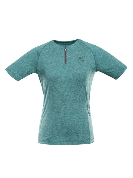 ALPINE PRO Dámsky rýchloschnúci cyklistický dres ALPINE PRO GERETA 2 aqua sea