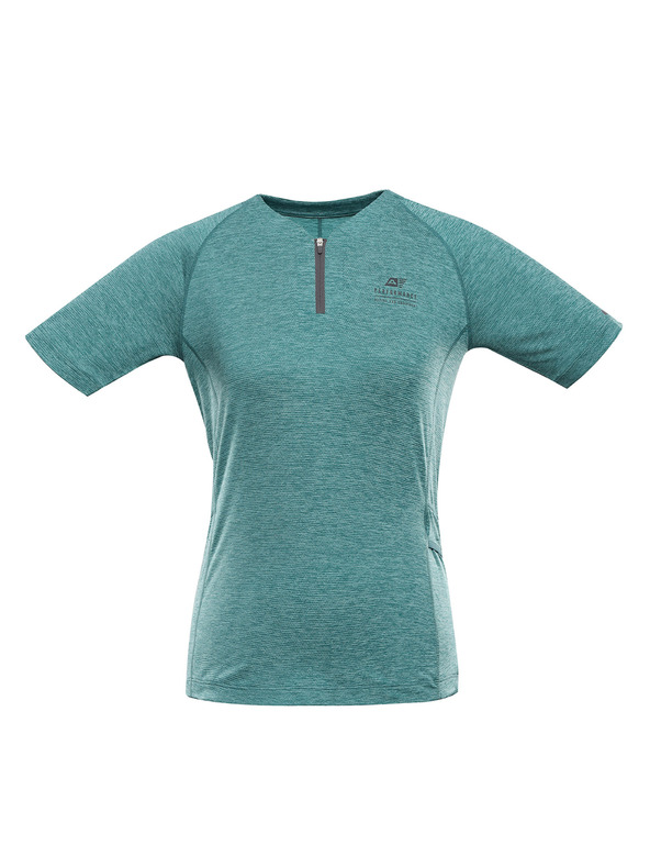 ALPINE PRO Dámsky rýchloschnúci cyklistický dres ALPINE PRO GERETA 2 aqua sea