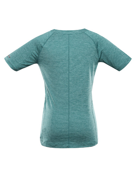 ALPINE PRO Dámsky rýchloschnúci cyklistický dres ALPINE PRO GERETA 2 aqua sea