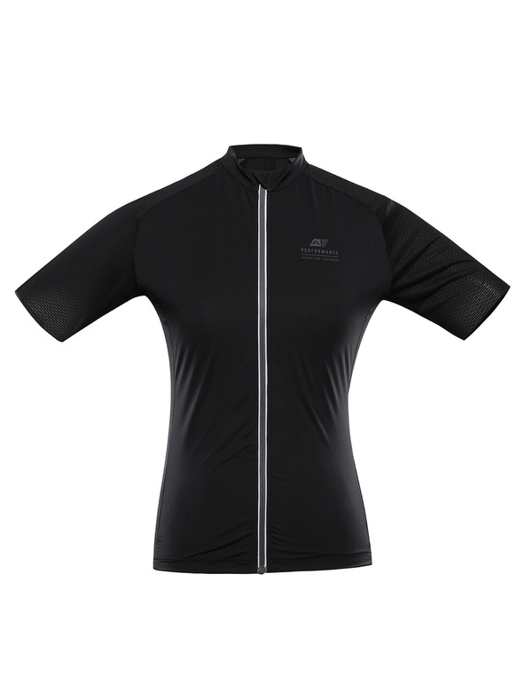 ALPINE PRO Dámsky cyklistický dres s cool-dry ALPINE PRO SAGENA 2 black
