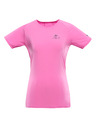 ALPINE PRO Dámske rýchloschnúce tričko s cool dry ALPINE PRO BONDA 2 neon pink