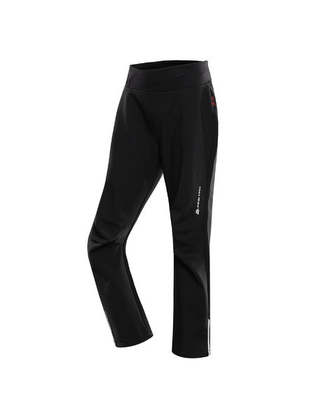 ALPINE PRO Detské softshellové nohavice ALPINE PRO ZORTO black