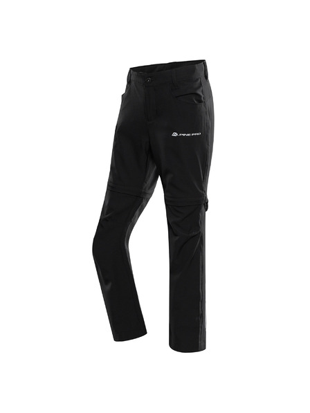 ALPINE PRO Detské nohavice s odopínateľnými nohavicami ALPINE PRO NESCO 2 black