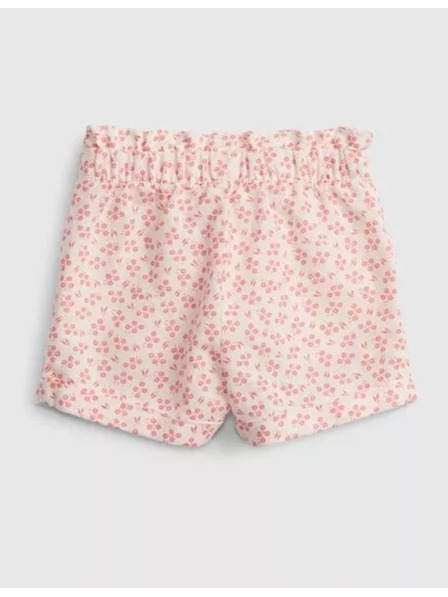 GAP Baby ľanové kvetované kraťasy Utility GAP