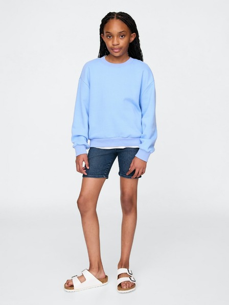 GAP Detské džínsové biker shorts GAP