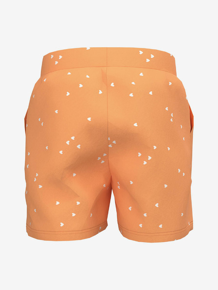 name it Oranžové dievčenské vzorované šortky name it Henny