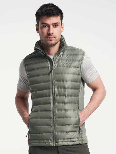 Tenson pánska páperová vesta TENSON TXlite Down Vest M tmavo zelená