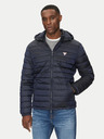 Guess Jeans Pánska modrá tenká prešívaná bunda Guess jeans