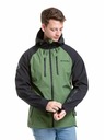 Meatfly Meatfly pánska softshell bunda Rasmussen Forest Green/Black | Čierna | Veľkosť