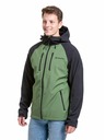 Meatfly Meatfly pánska softshell bunda Rasmussen Forest Green/Black | Čierna | Veľkosť