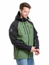Meatfly Meatfly pánska softshell bunda Rasmussen Forest Green/Black | Čierna | Veľkosť