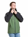 Meatfly Meatfly pánska softshell bunda Rasmussen Forest Green/Black | Čierna | Veľkosť