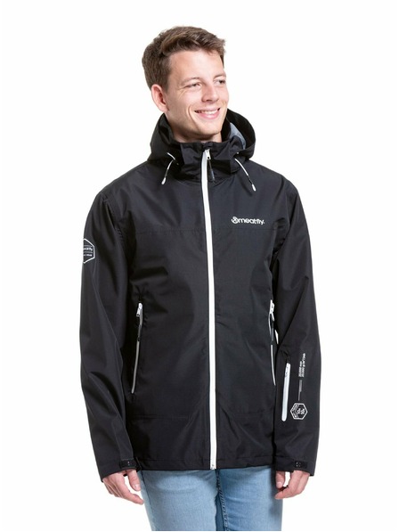 Meatfly Meatfly pánska hardshell bunda Bryce Black Ripstop | Čierna | Veľkosť