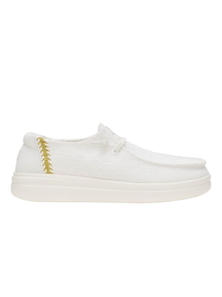 Hey Dude Dámske biele slip on tenisky Hey Dude