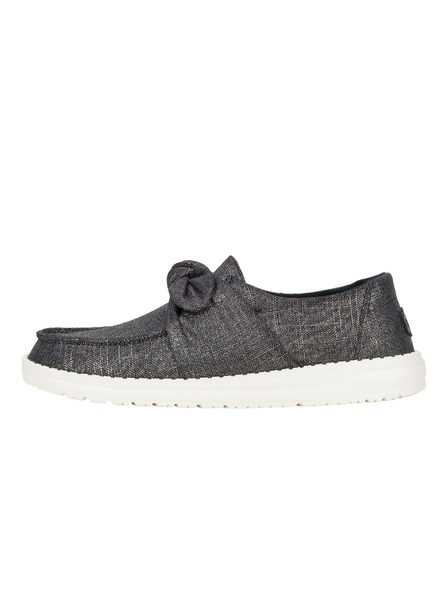 Hey Dude Dámske čierne slip on tenisky Hey Dude
