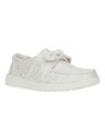 Hey Dude Dámske strieborné slip on tenisky Hey Dude