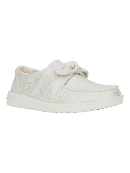 Hey Dude Dámske strieborné slip on tenisky Hey Dude