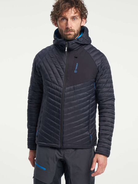 Tenson Pánska skialpinistická zateplená bunda TENSON Touring Puffer Jacket M tmavosivá