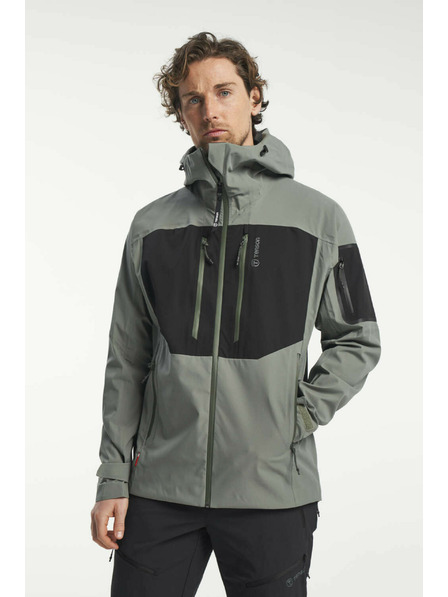 Tenson Pánska Outdoorová Bunda TENSON TXlite Shell Jacket M Sivozelená