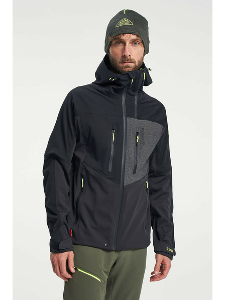 Tenson Pánska Skialpinistická Softshellová Bunda TENSON Touring Softshell M Tmavo Šedá