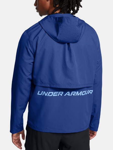 Under Armour Pánska bunda Under Armour UA Launch Hooded Jacket-BLU