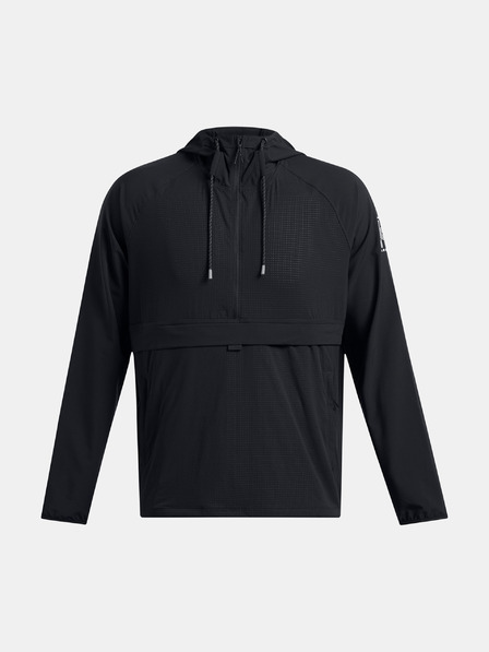 Under Armour Pánska bunda Under Armour UA RUN ANYWHERE ANORAK-BLK