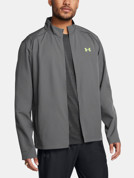 Under Armour Pánska bunda Under Armour UA Launch Jacket-GRY